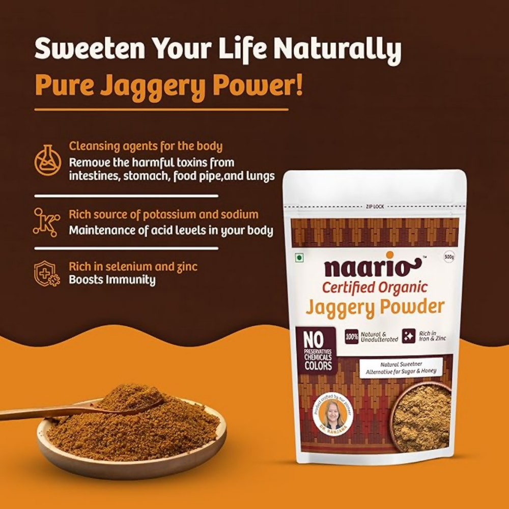 Naario Organic Jaggery Powder Naario