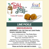 The Pickle Story Ninchudkaya – Stuffed Full Lime Pickle The Pickle Story