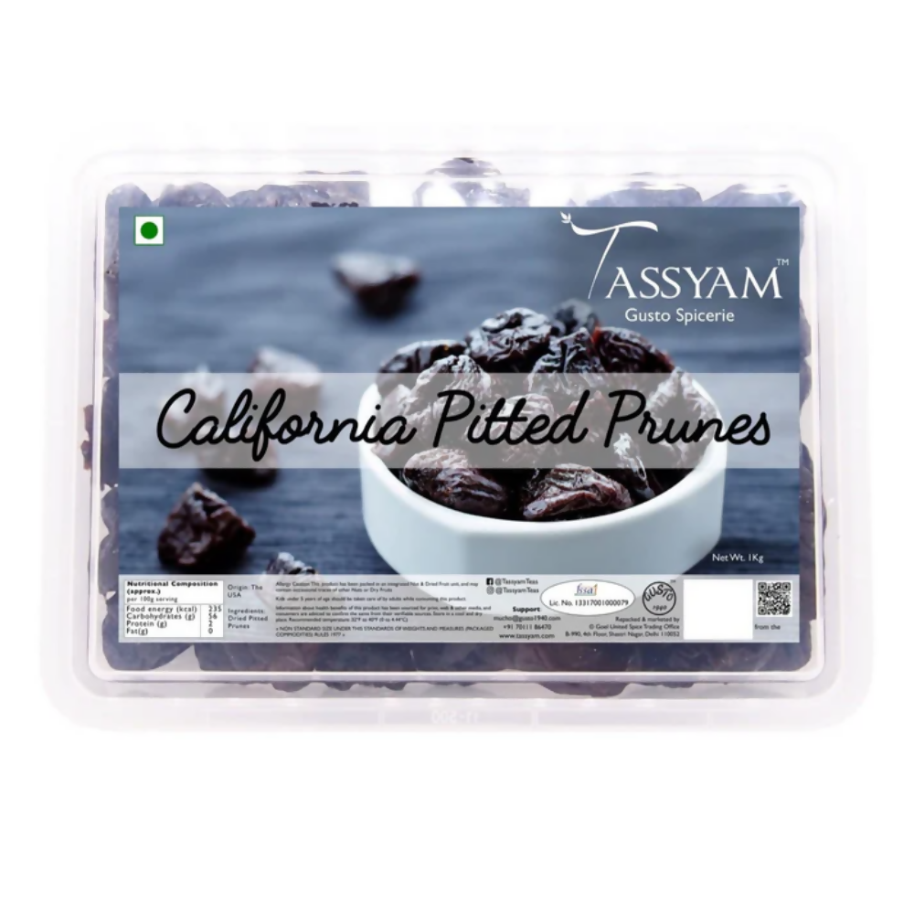 Tassyam Organics Pitted Prunes - Safuron