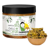 FarmDidi Rajasthani Green Chilli Pickle - Safuron