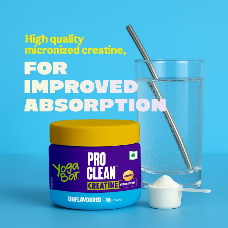 Yoga Bar Pro Clean Creatine Monohydrate Powder - Unflavored Yoga Bar