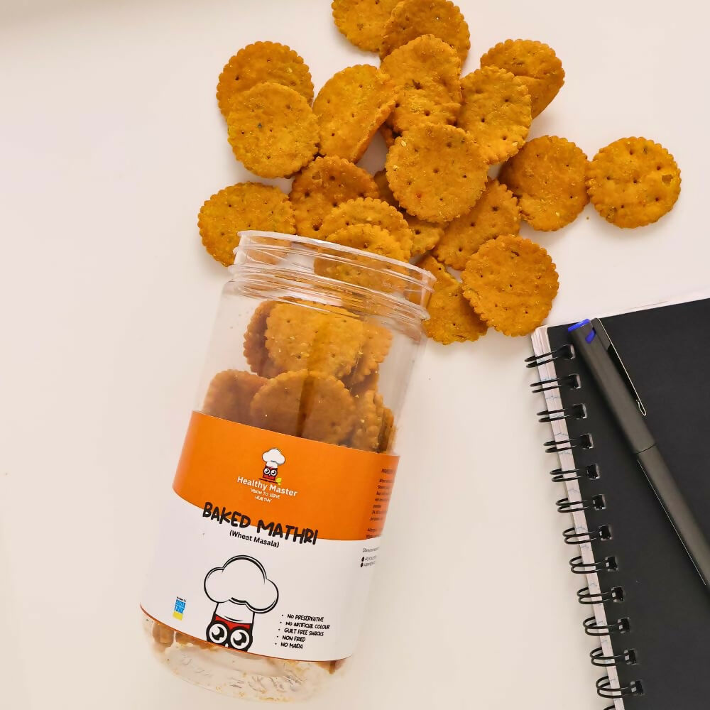 Healthy Master Baked Wheat Masala Mathri Diabetic Friendly Snacks Healthy Master