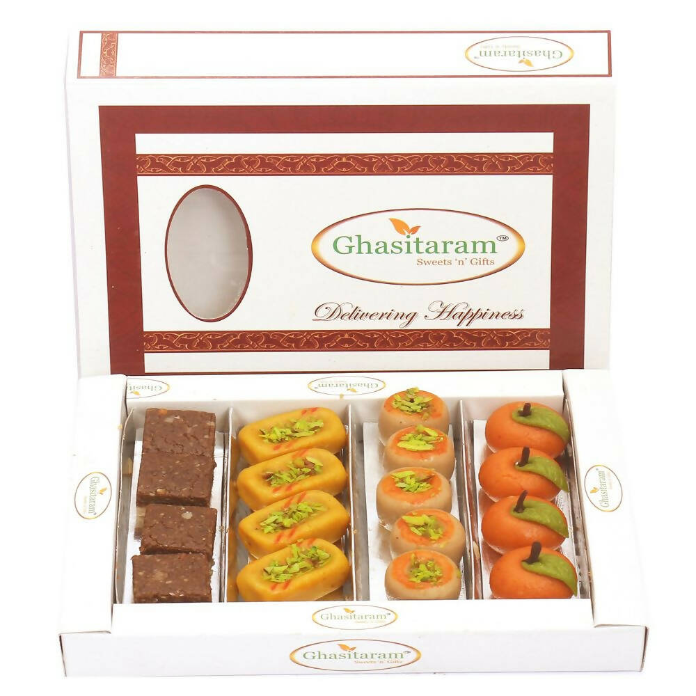 Ghasitaram Kaju Sugarfree Sweets Assorted Box - Safuron