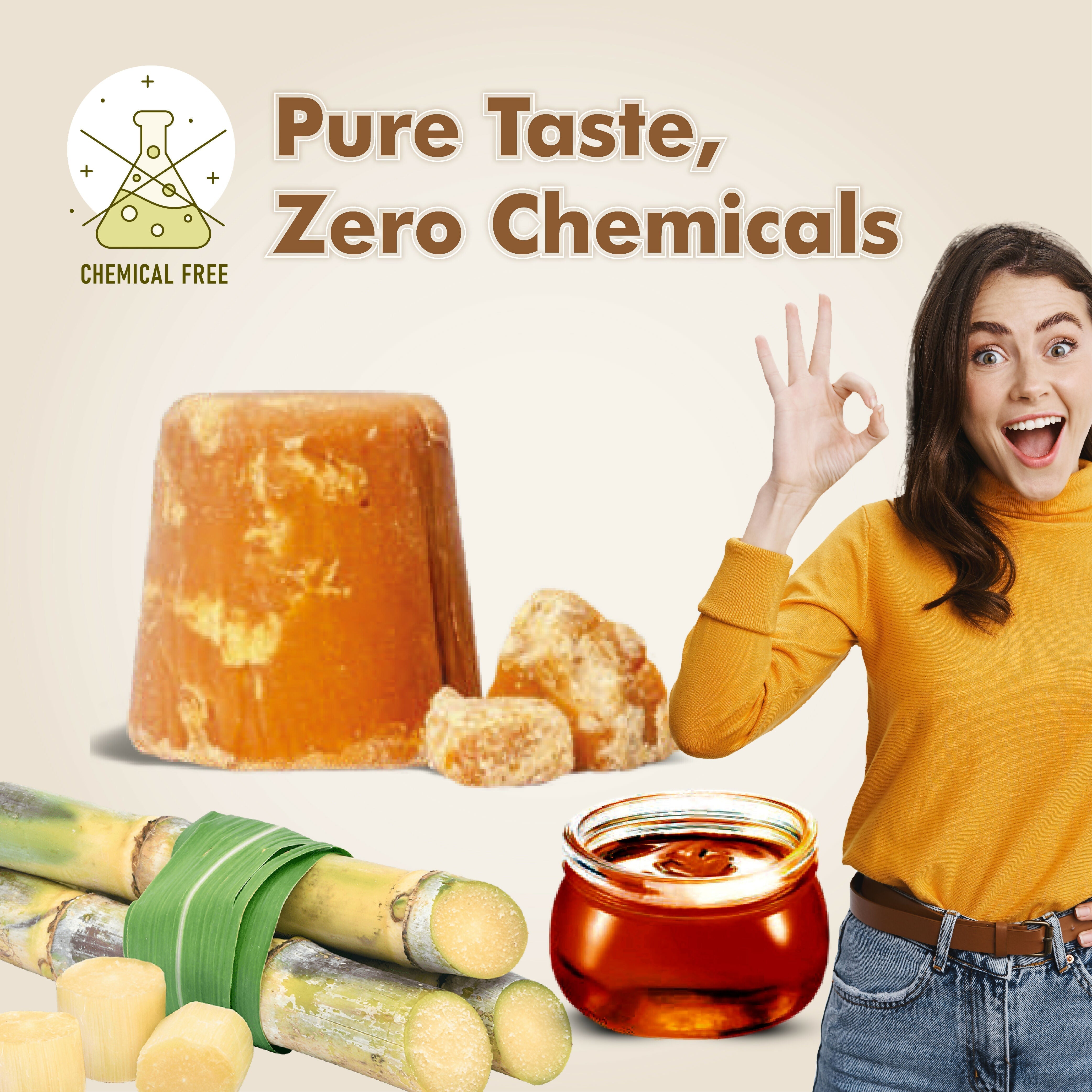 Naivedyam Chemical Free Jaggery Cubes Naivedyam