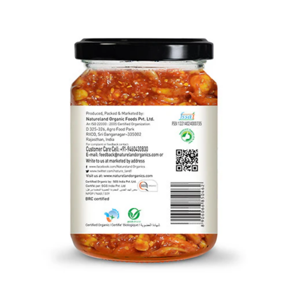 Nature Land Organics Garlic Pickle Nature Land Organics