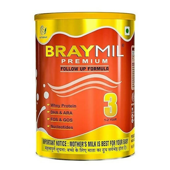Braymil Premium Follow Up Formula 3 for 1-2 Years Powder - Safuron