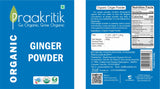 Praakritik Organic Ginger Powder Praakritik