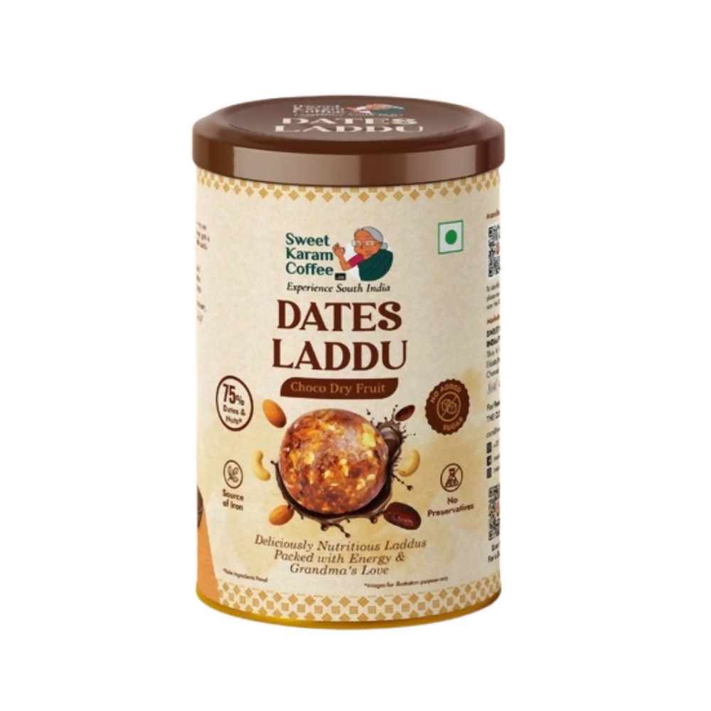 Sweet Karam Coffee Dates Laddu (Choco Dry Fruit) - Safuron