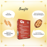 Go Organic Walnuts Kernels Extra Light/Quarters Go