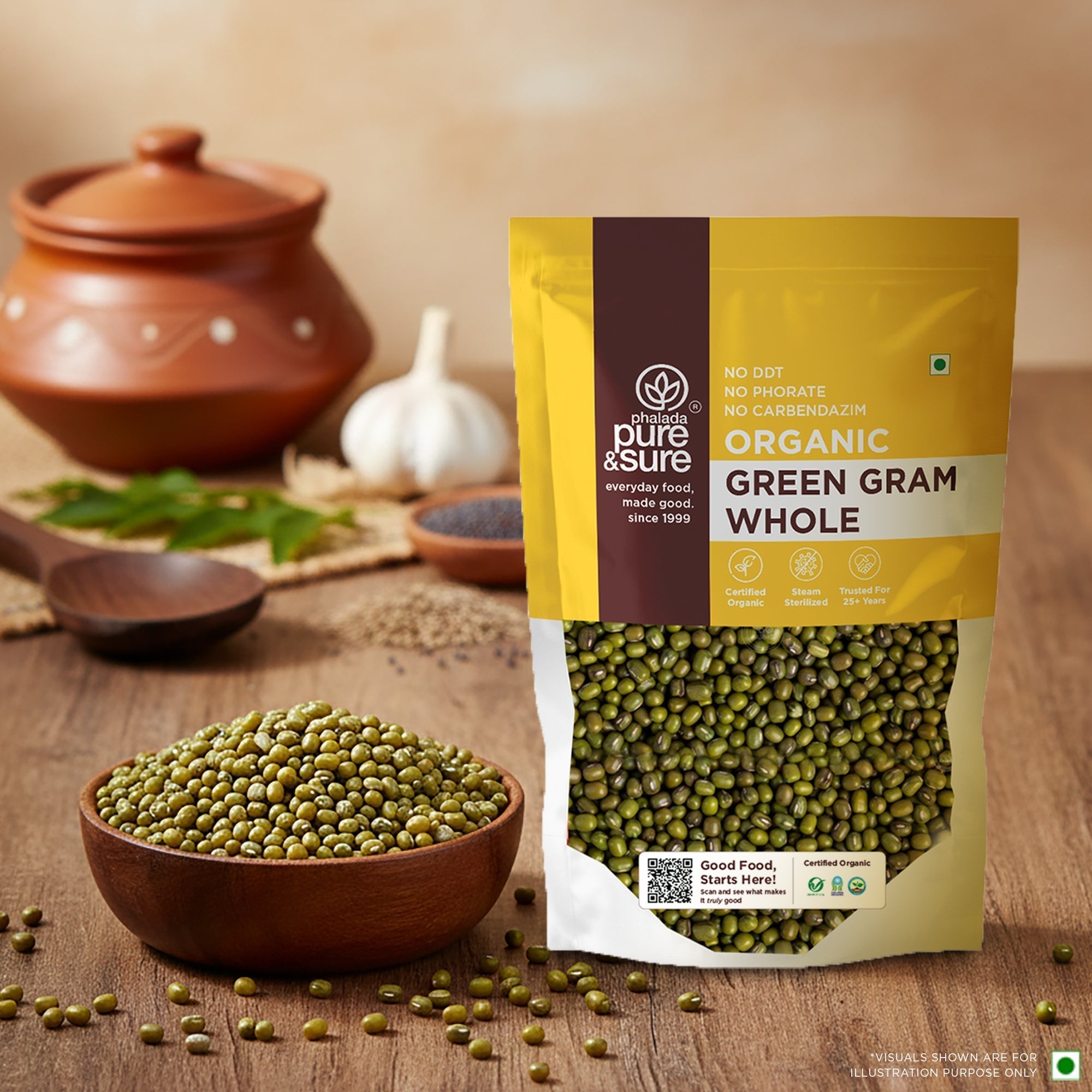 Pure & Sure Organic Green Gram Whole Pure & Sure