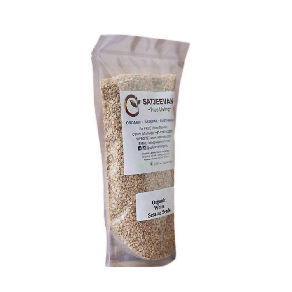 Satjeevan Organic White Sesame Seeds Satjeevan
