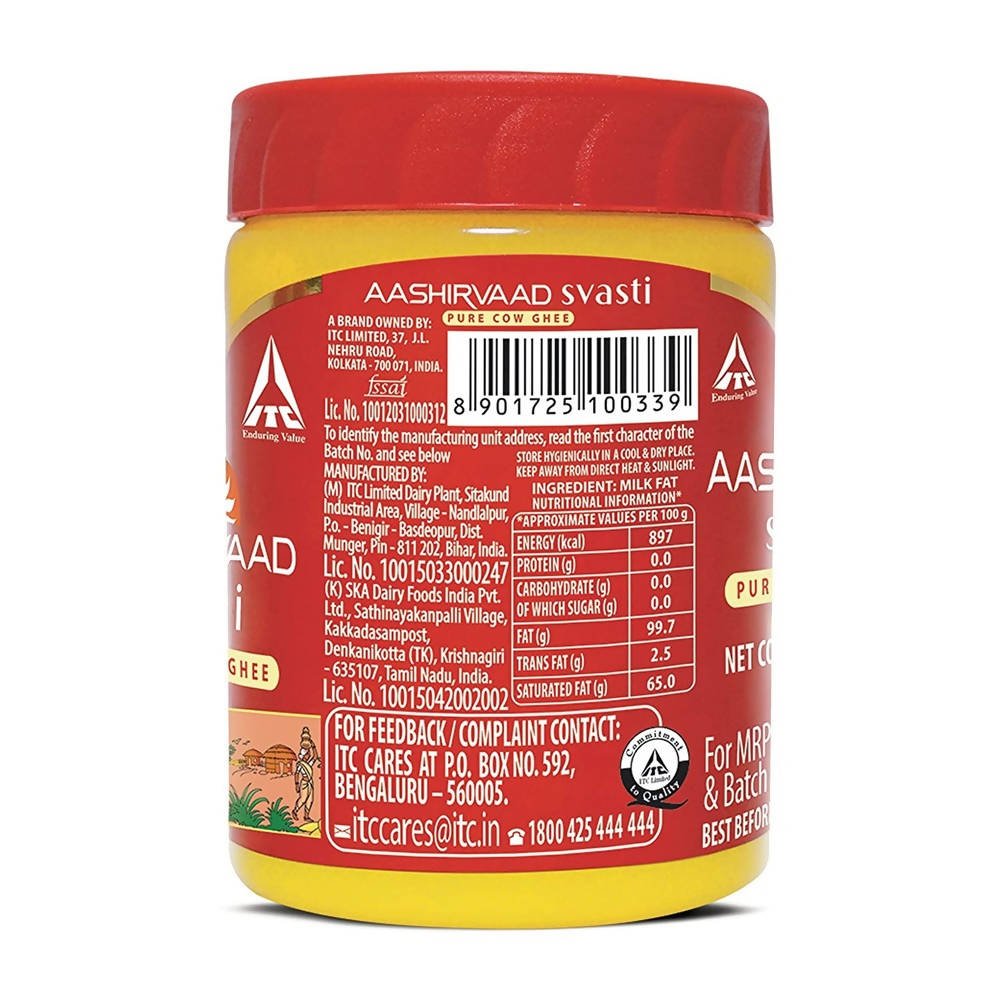 Aashirvaad Svasti Pure Cow Ghee | Premium Desi Ghee with Rich Aroma Aashirvaad