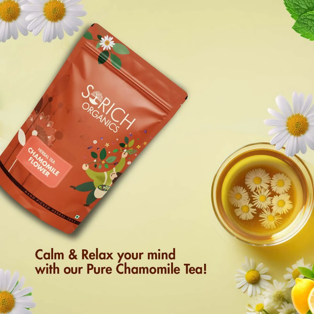 Sorich Organics Chamomile Flower Herbal Tea Sorich