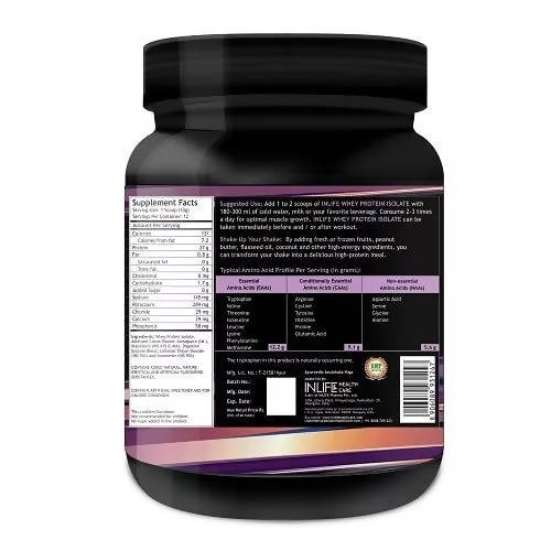 Inlife Whey Protein Isolate Powder Inlife