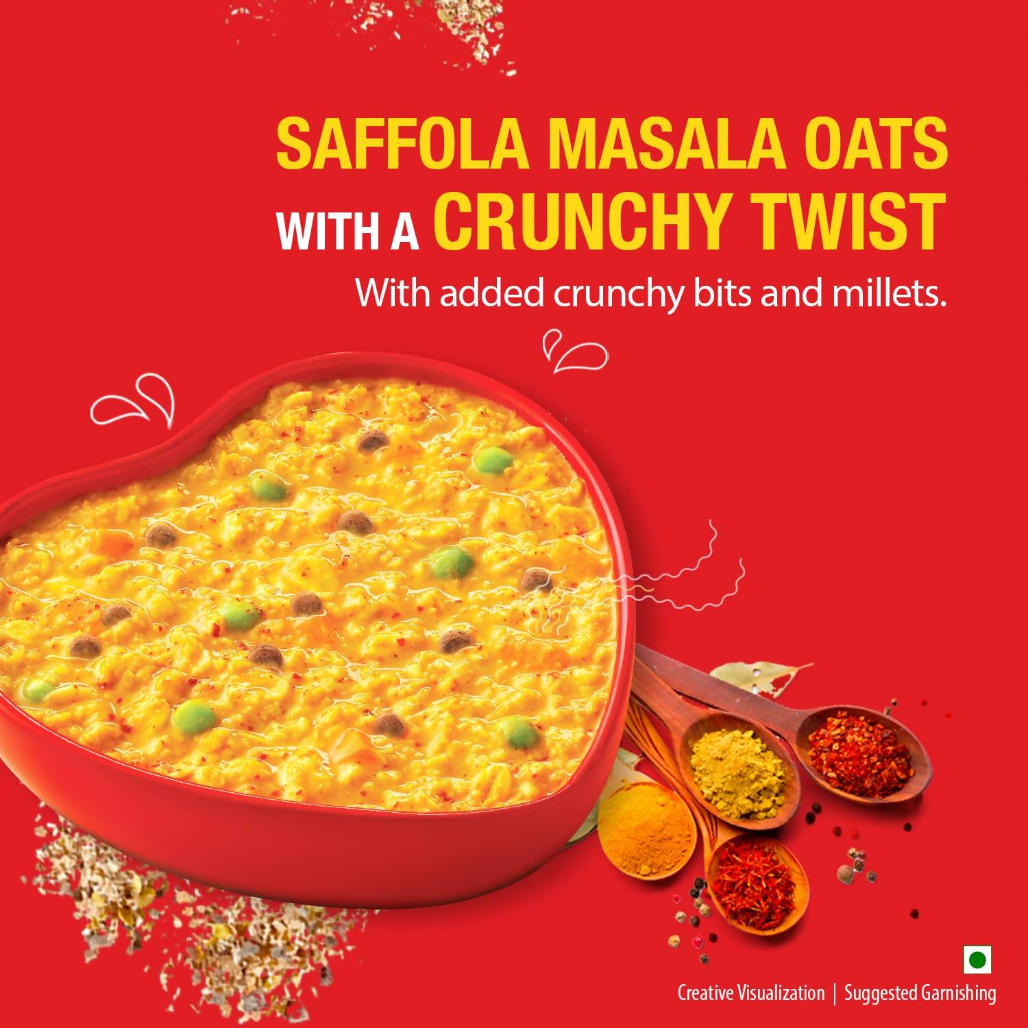 Saffola Karara Crunch Masala Oats Saffola