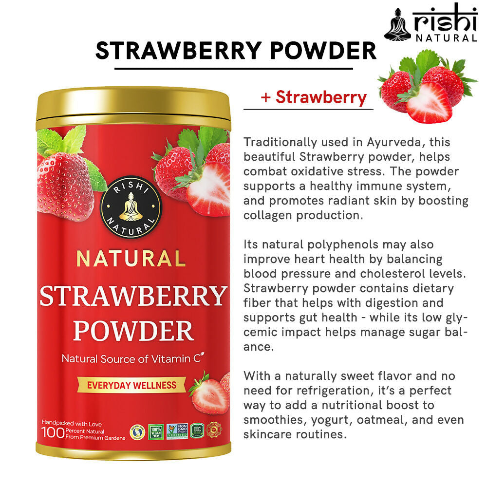 Rishi Natural Strawberry Powder Rishi Natural