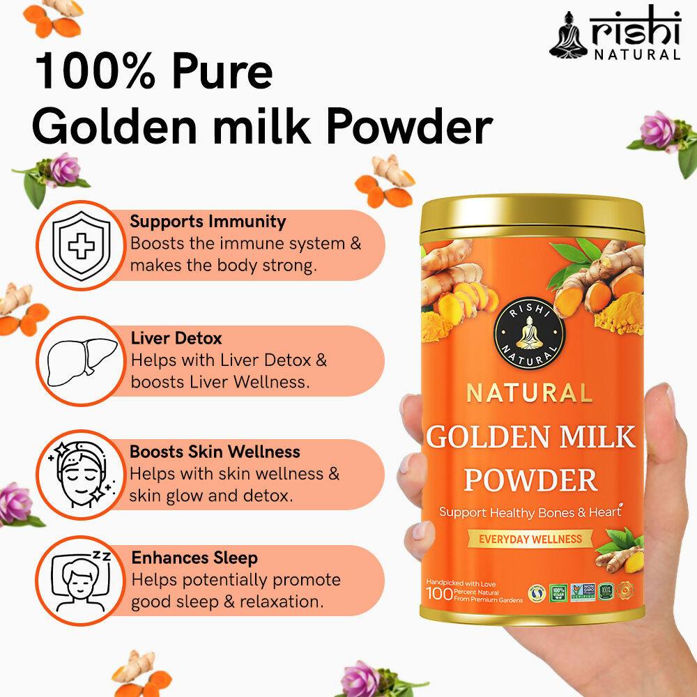 Rishi Natural Golden Milk Powder Rishi Natural