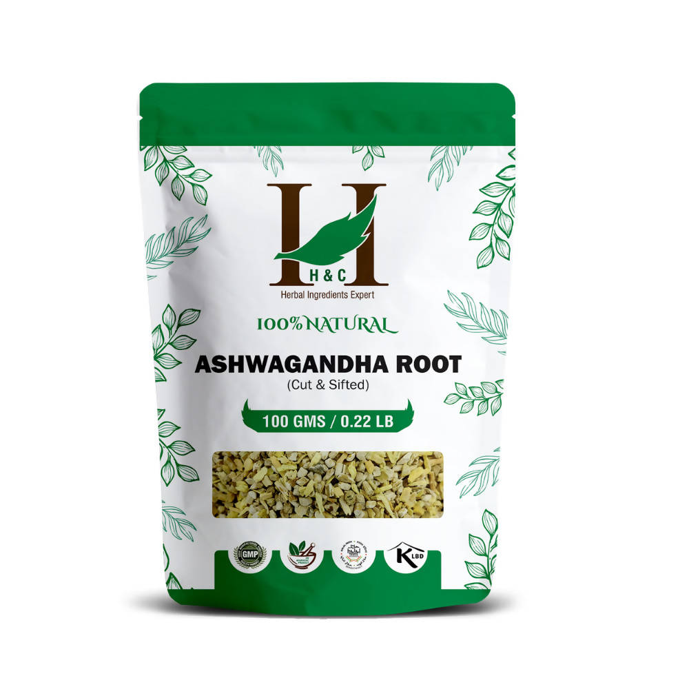 H&C Herbal Ashwagandha Roots Cut & Shifted Herbal Tea Ingredient - Safuron