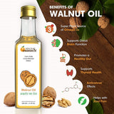 H&O 100% Pure Cold Pressed Edible Walnut Oil H&O