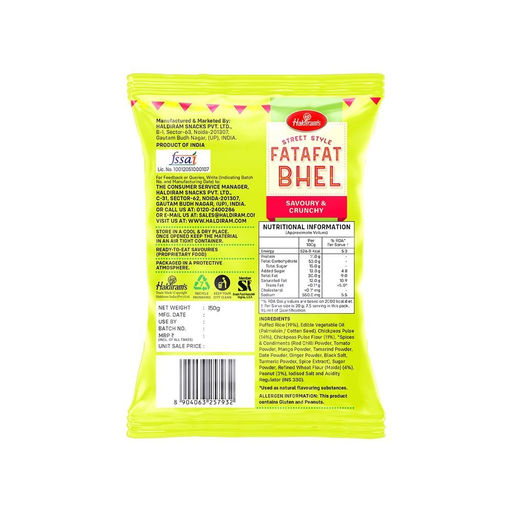 Haldiram's - Fatafat Bhel Haldiram's