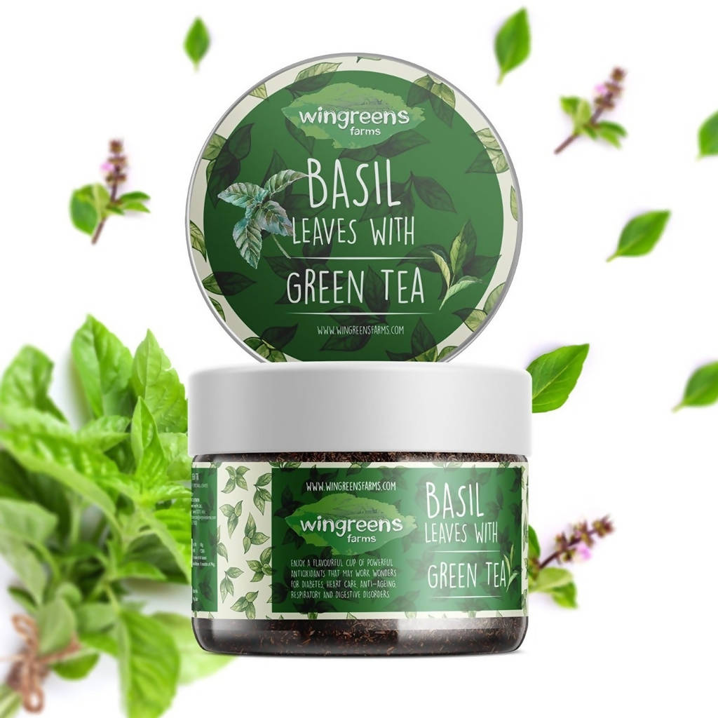 Wingreens Farms Basil Leaves With Green Tea Wingreens Farms