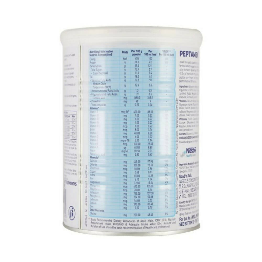 Nestle Peptamen Peptide Based Diet Powder - Whey Diet Powder for GI Function Nestle