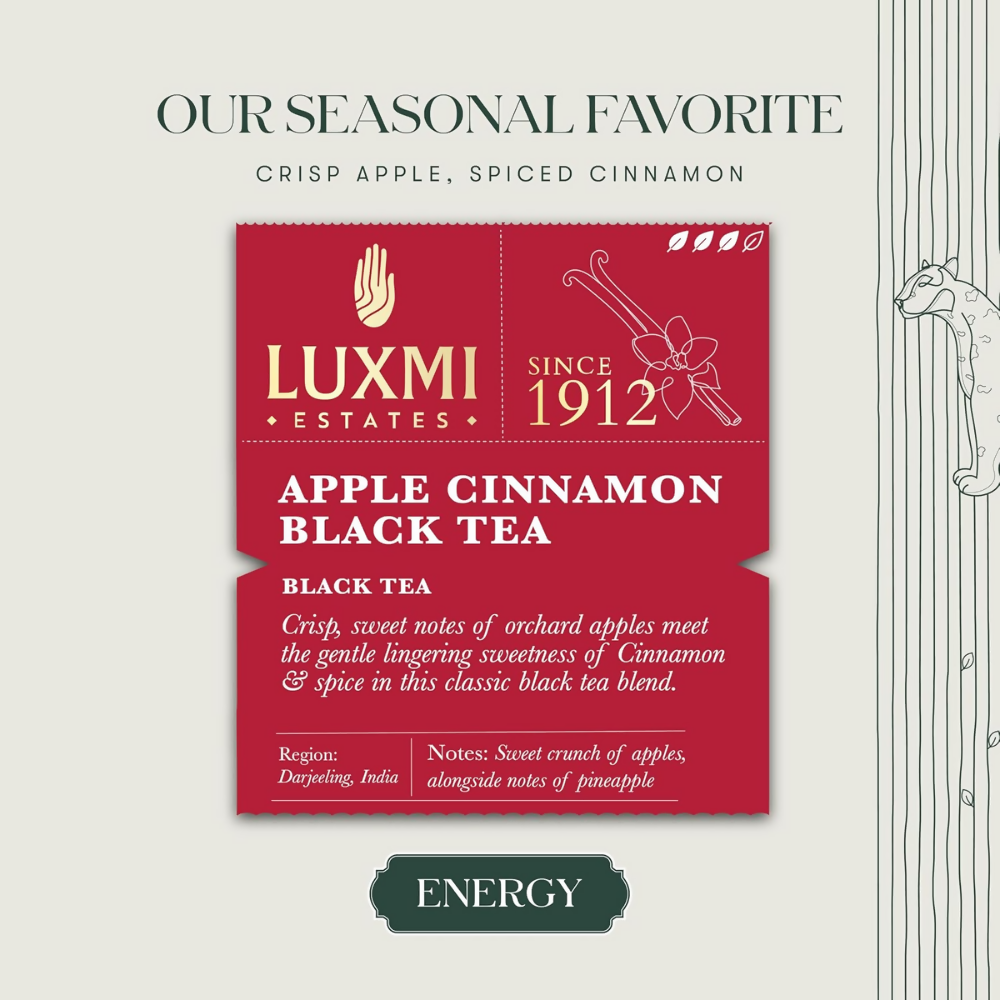 Luxmi Estates Apple Cinnamon Black Tea Luxmi Estates