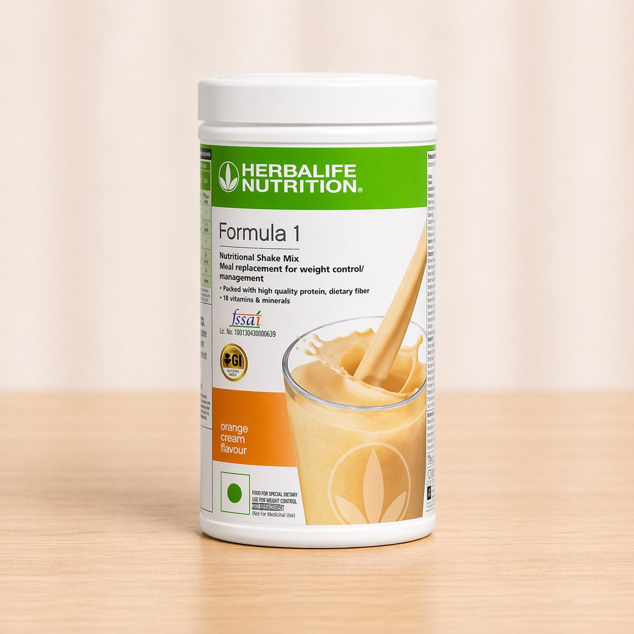 Herbalife Formula 1 - Nutritional Shake Mix - Orange Flavour Cream - Safuron