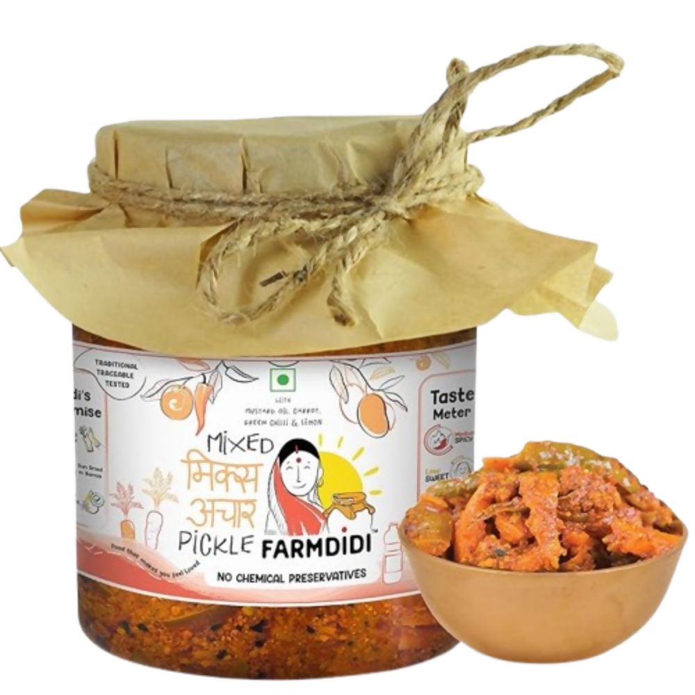 FarmDidi Mixed Pickle - Tangy & Salty - Safuron