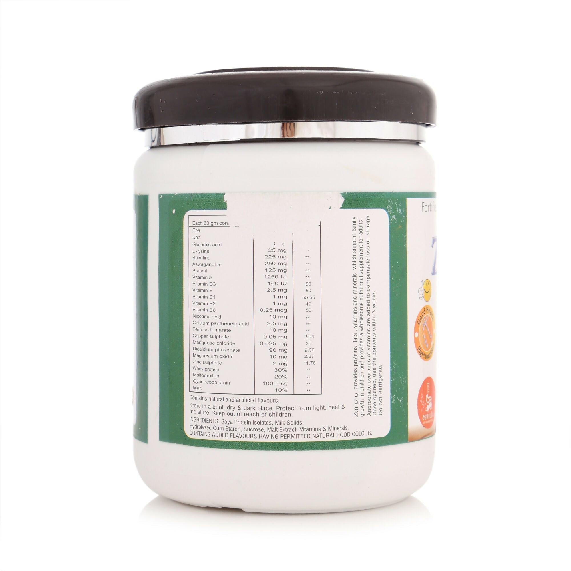 Zorilla Life Science Zoripro Protein Powder - Chocolate I Multivitamin I Multimineral I Anti-Oxidant for all ages I with Power of Herbs Zorilla Life Science