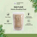 Conscious Food Finger Millet Flour (Ragi Atta) Conscious Food