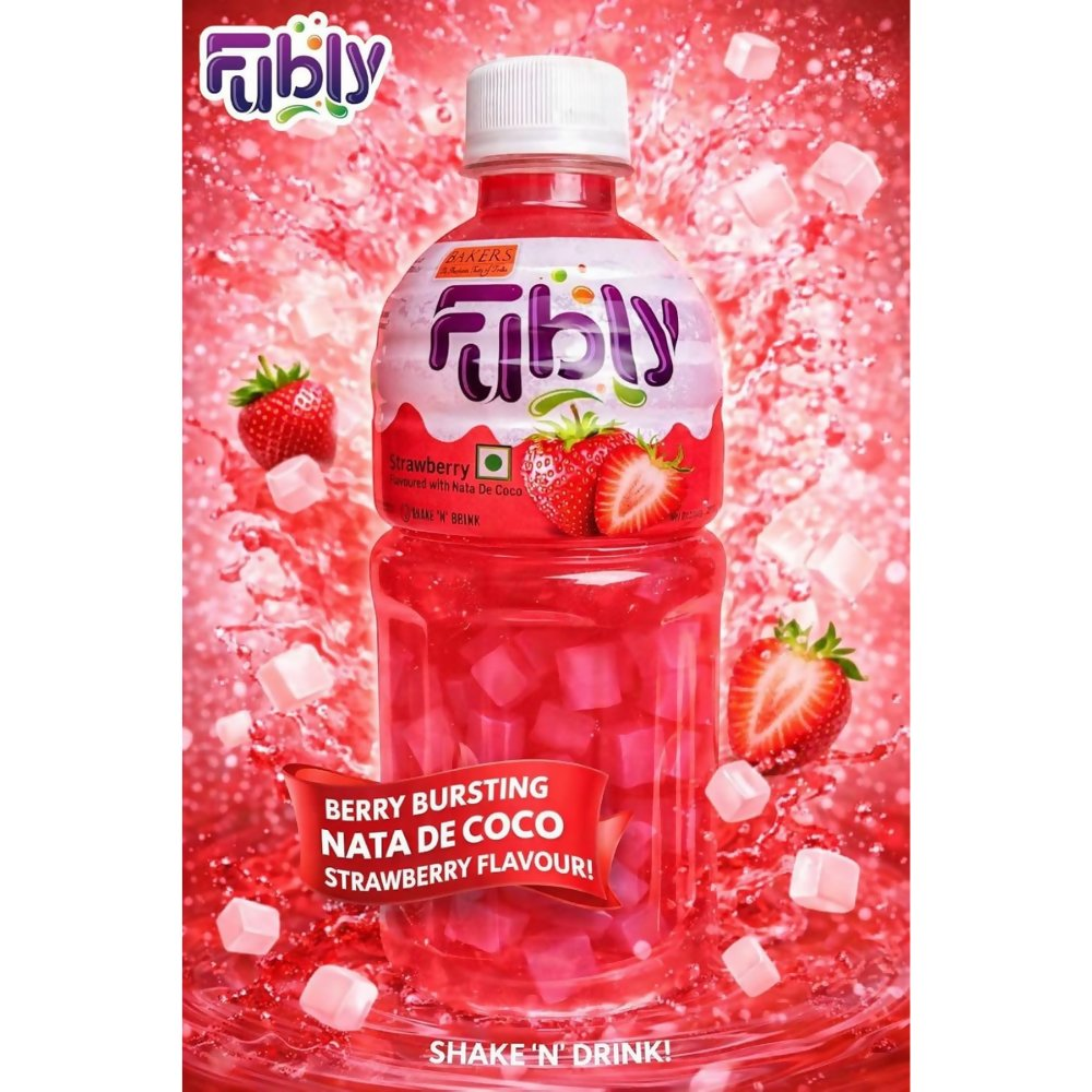 BAKERS Fubly Strawberry Juice Drink BAKERS