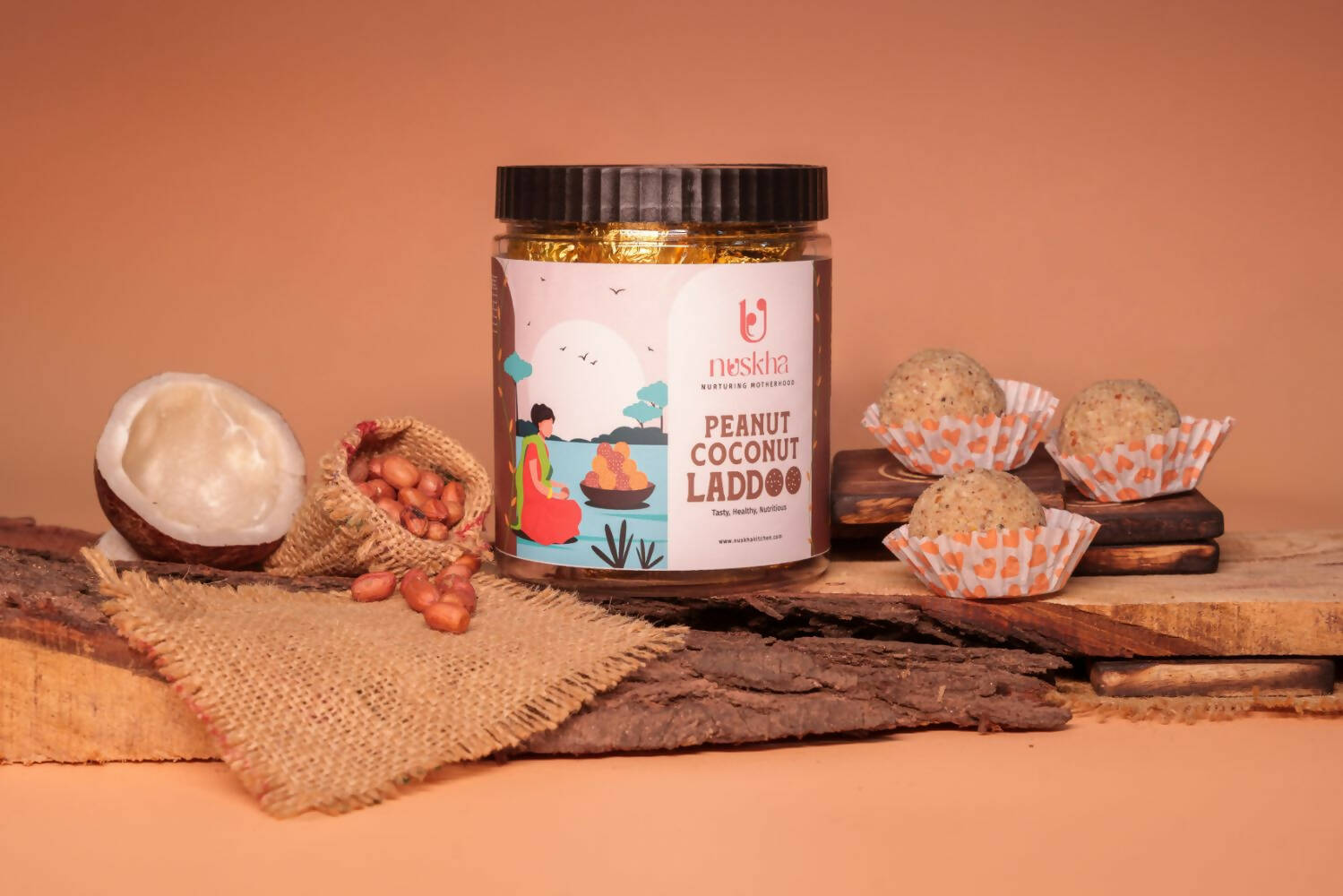 Nuskha Peanut Coconut Laddoo Nuskha