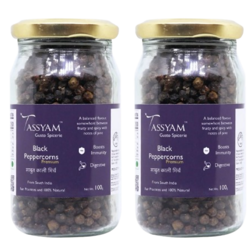 Tassyam Organics Fine Black Peppercorn - Safuron