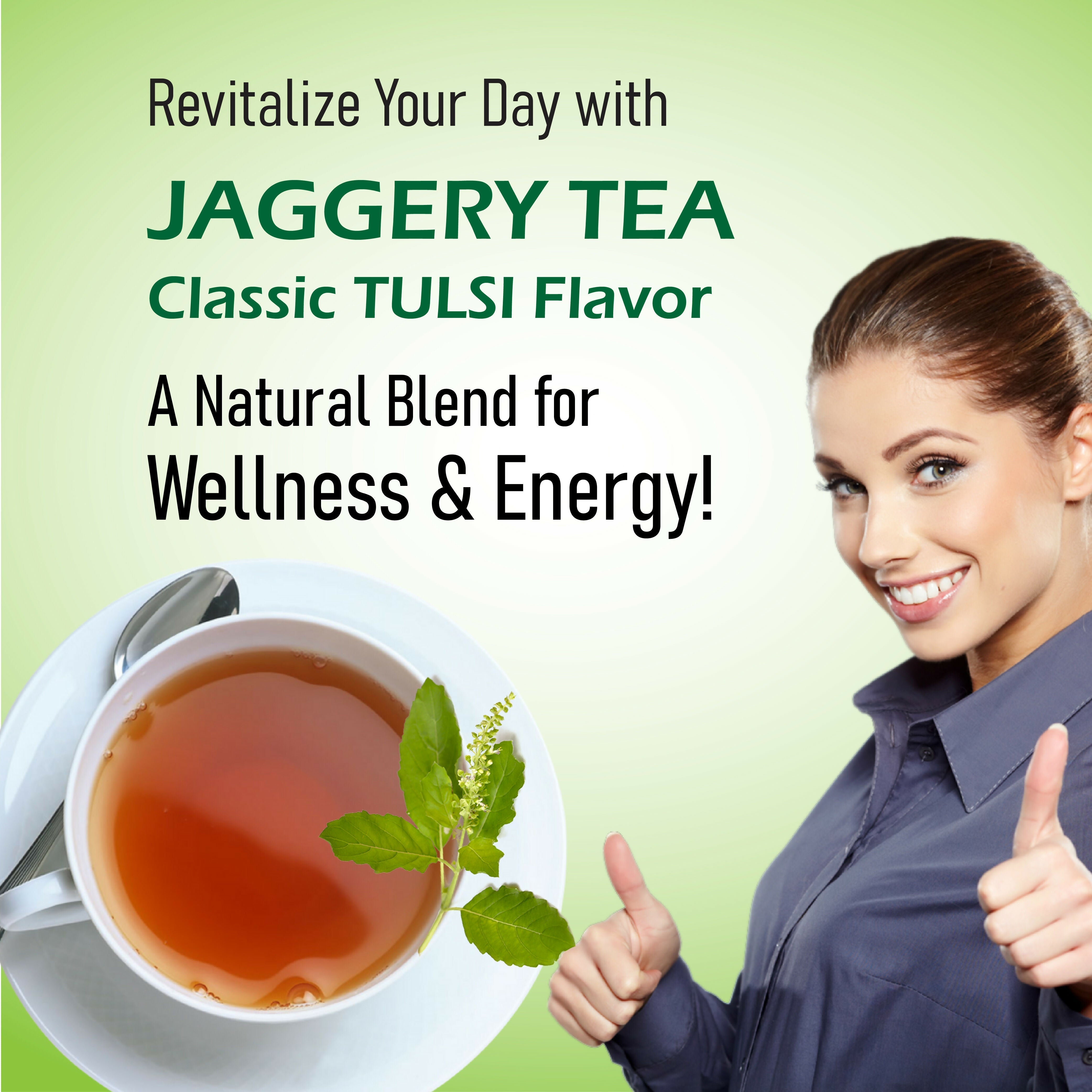 Naivedyam Classic Tulsi Flavour Jaggery Tea Naivedyam