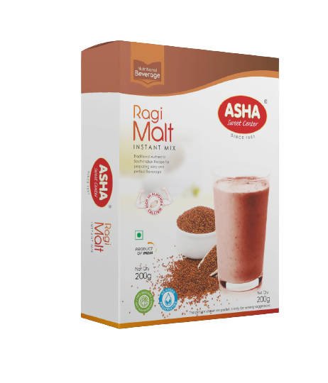 Asha Sweet Center Ragi Malt Mix - Safuron