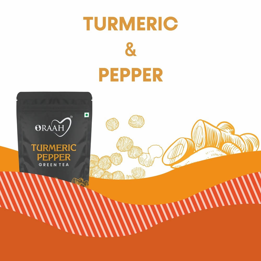 Oraah Turmeric Pepper Green Tea Oraah