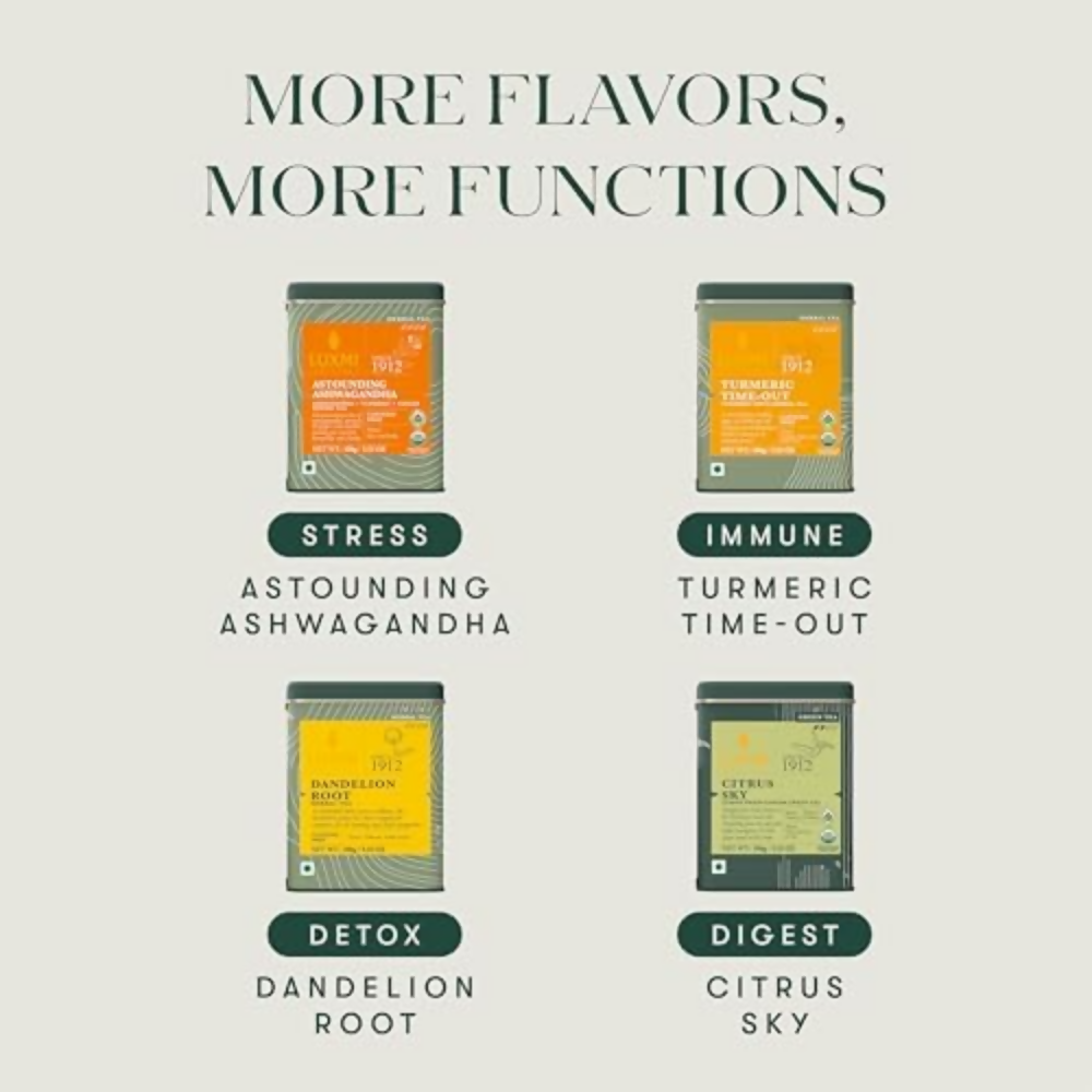 Luxmi Estates Peach Mint Herbal Infusion Luxmi Estates