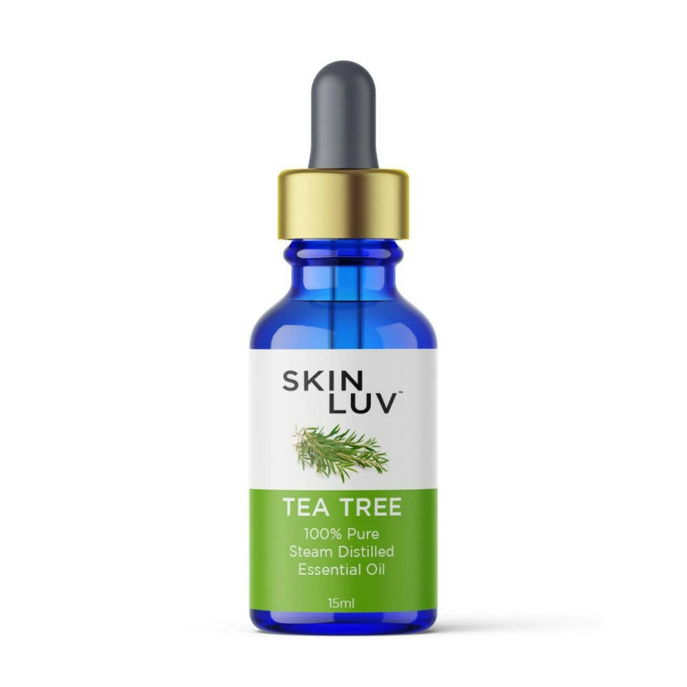 SkinLuv Tea Tree Pure & Organic Steam Distilled Essential Oil - Safuron