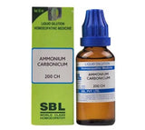 SBL Homeopathy Ammonium Carbonicum Dilution - Safuron