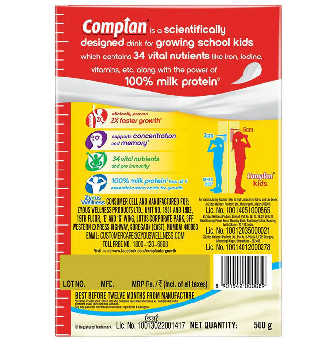 complan nutrition and health drink creamy classic refill Complan