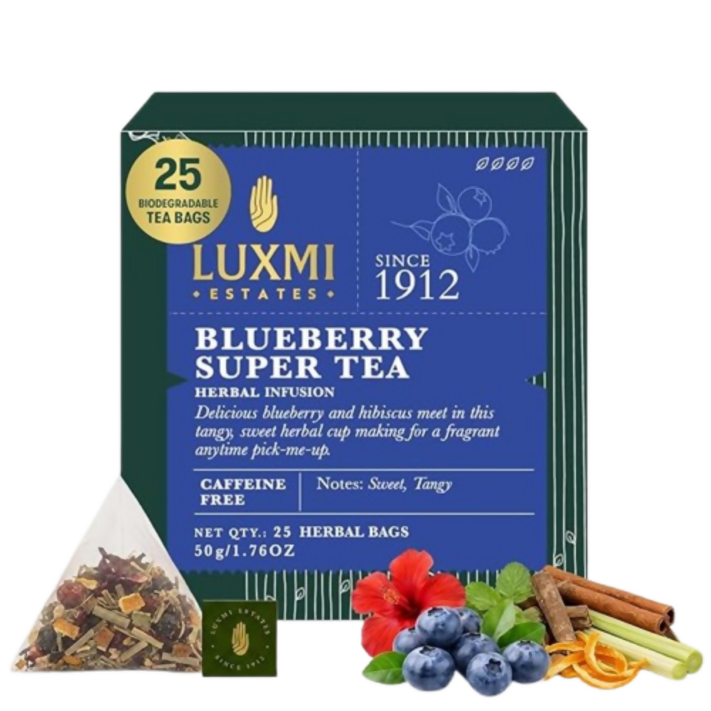 Luxmi Estates Blueberry Super Herbal Infusion Luxmi Estates
