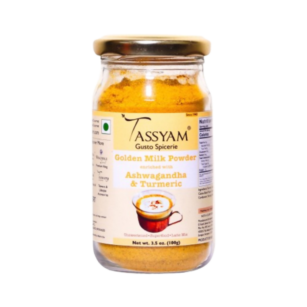 Tassyam Organics Ashwagandha Turmeric Golden Milk Latte - Safuron