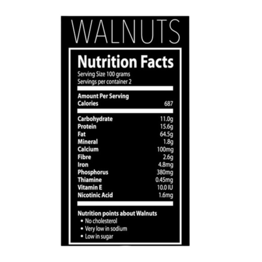 Go Organic Walnuts Kernels Extra Light/Quarters Go