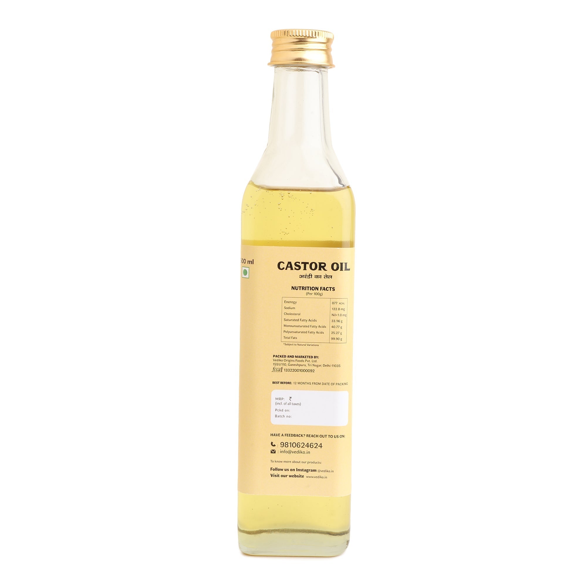 Vediko Origins Castor Oil Vediko Origins
