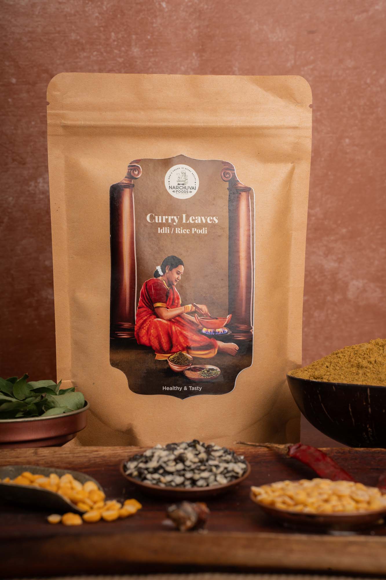 Narchuvai Foods Curry Leaves Idly Podi Narchuvai Foods