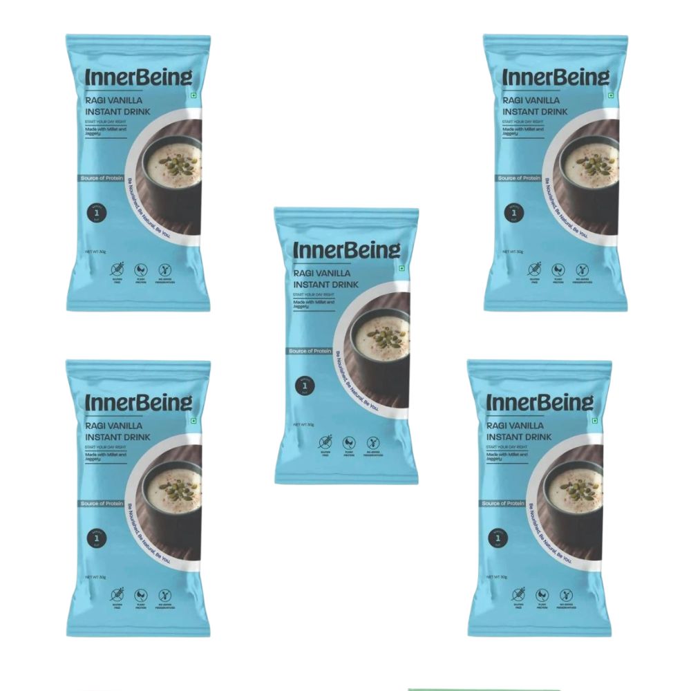 InnerBeing Ragi Vanilla Instant Drink - Safuron