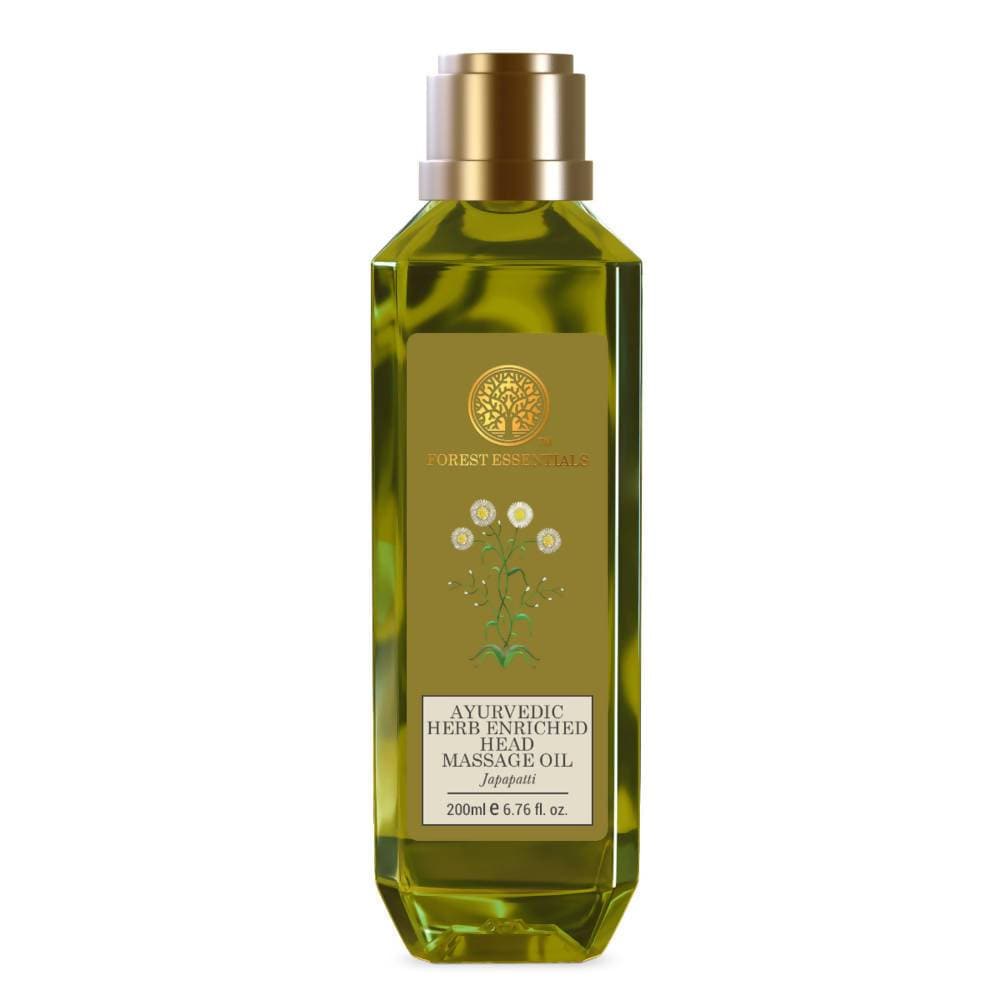 Forest Essentials Ayurvedic Herb Enriched Head Massage Oil Japapatti - Safuron