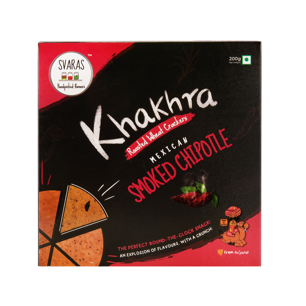 Svaras Mexican Smoked Chipotle Khakhra - Safuron