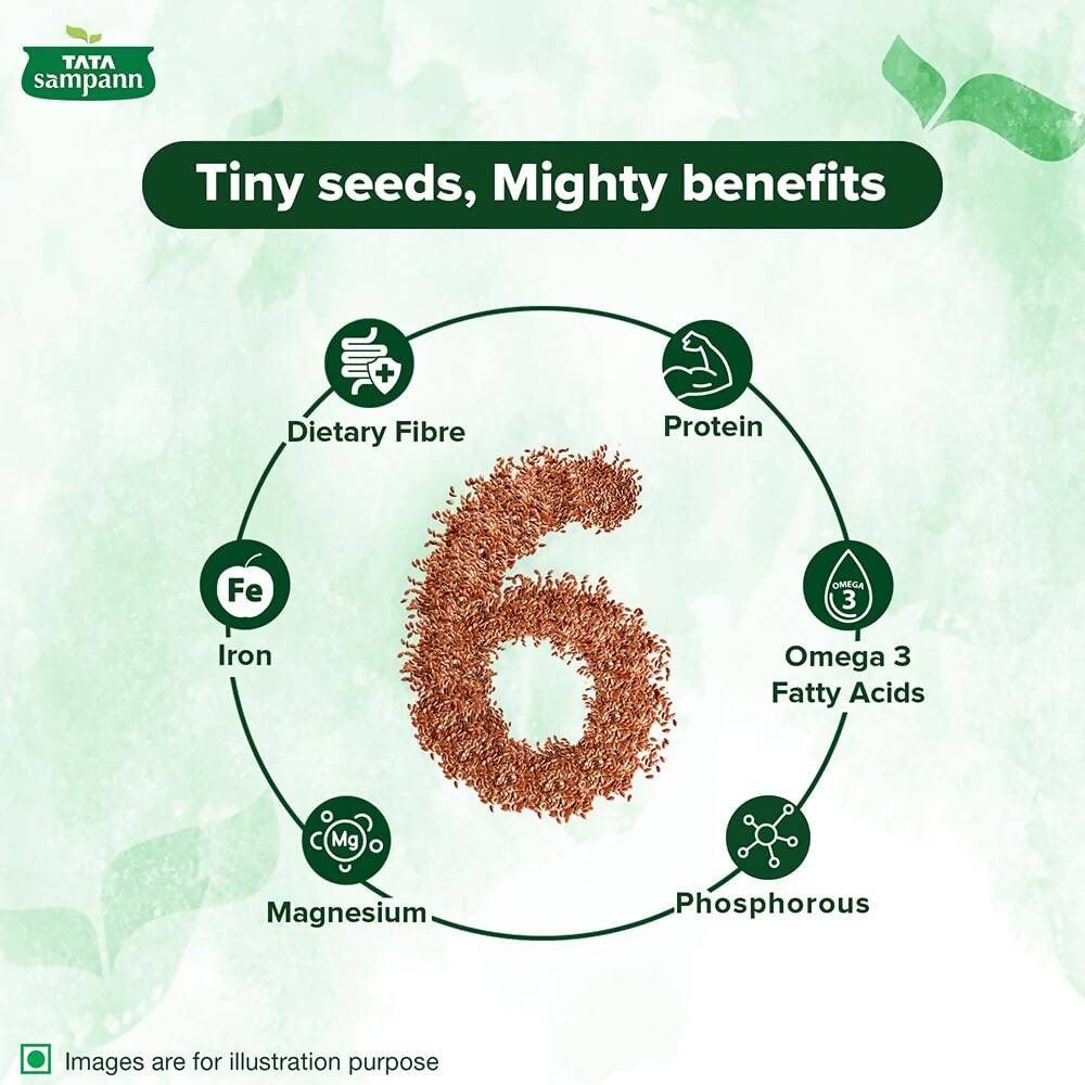 Tata Sampann Premium Flax Seeds Tata